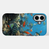 Stripey tropische vissen koraal chaos Case-Mate iPhone case (Achterkant (horizontaal))