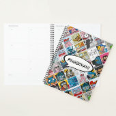 Stripfiguren Patroon Kinder spraak ballon naam Planner (Display)