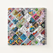 Stripfiguren Patroon Kinderen Spreekballon Naam Notitieboek (Achterkant)