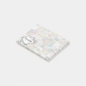 Stripfigurenpatroon Beheerst Mijn Gedachten Post-it® Notes (Schuin)