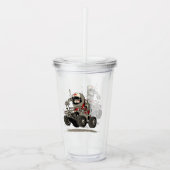 Stripfiguur buggy acryl drinkbeker (Voorkant)