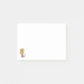 stripfiguur cute leeuw kinderen retro safari jungl post-it® notes (Voorkant)