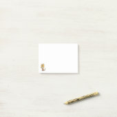 stripfiguur schattige leeuw kinderen retro safari post-it® notes (Op bureau)