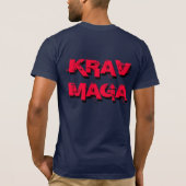 Stripgevecht krav maga t-shirt (Achterkant)