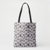 Stripgezichten Tote Bag (Voorkant)