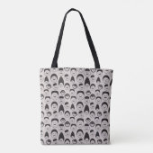 Stripgezichten Tote Bag (Achterkant)