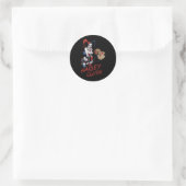 Stripheld Antiheld Grote Hamer Ronde Sticker (Tas)