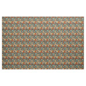  striphelden in retro kleuren stof (Yard (91,4 cm))