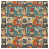  striphelden in retro kleuren stof (Swatch)