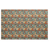 striphelden in retro kleuren stof (Fat Quarter)