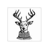 Striphert met trui rubberstempel (Afrduk)