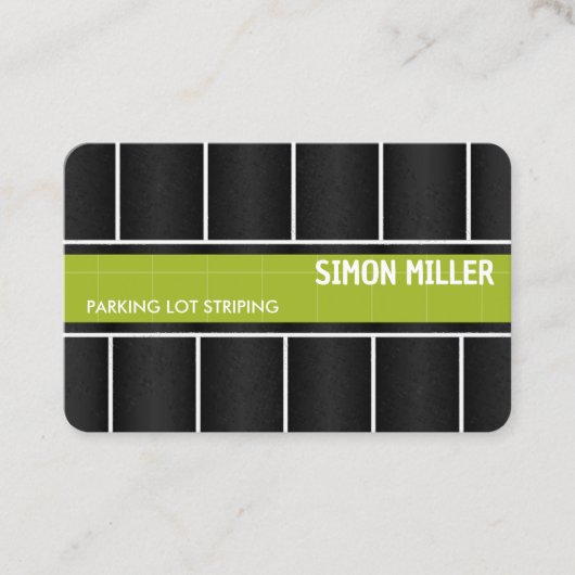 stripingaannemer visitekaartje (Voorkant)