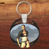 stripmeisje sleutelhanger (Voorkant)