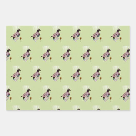 Strippaarden Inpakpapier Vel (Voorkant 3)