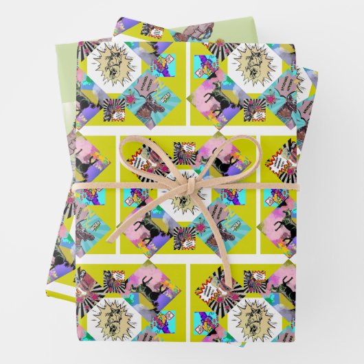 Strippaarden Inpakpapier Vel (In situ)