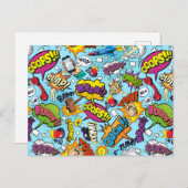 strippatroon briefkaart (Voorkant / Achterkant)