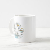 Strippenvogel Overstromingsmeter Dienst Koffiemok (Voorkant links)