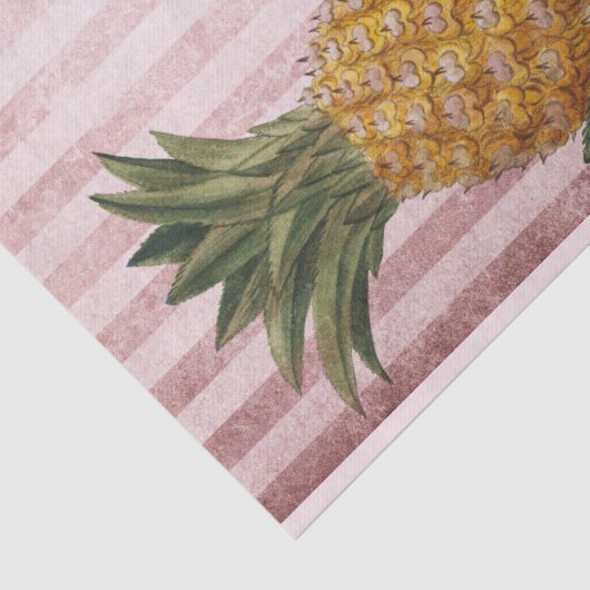  strippes ananas tissuepapier (Detail)