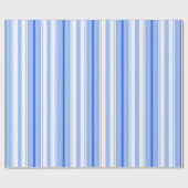 Strips - blauw. cadeaupapier (Vlak)