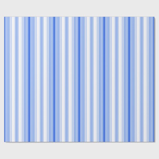 Strips - blauw. cadeaupapier (Vlak)
