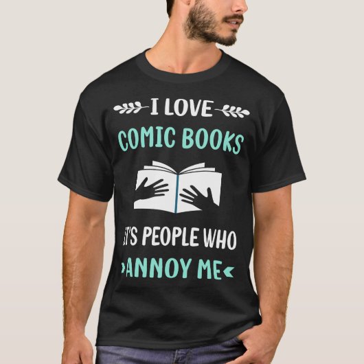 Strips Boeken Comics Erger Me T-shirt (Voorkant)