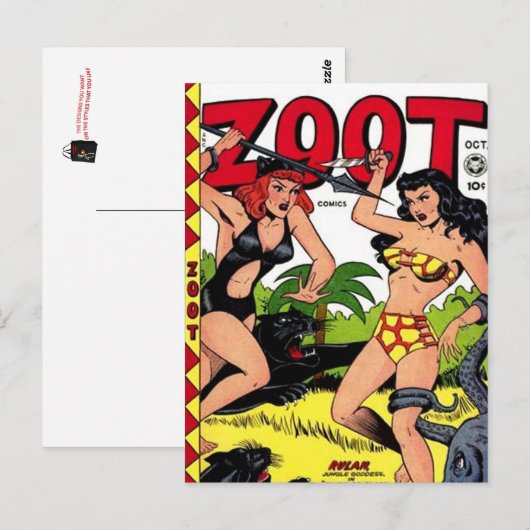  strips - briefkaart (Voorkant / Achterkant)