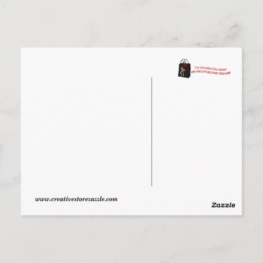 strips - briefkaart (Achterkant)