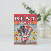  strips - briefkaart (Staand voorkant)