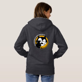 Strips Cartoon Kat | Dames- Hoodie (Achterkant volledig)