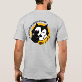 Strips Cartoon Kat | Volwassene T-shirt (Achterkant)