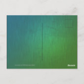 Strips Chinees Rat Nieuwjaar 2020 Groene Postkaart (Achterkant)