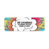 Strips Comic Book Bar of Bat Mitzvah-toespraak Etiket (Voorkant)