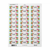 Strips Comic Book Bar of Bat Mitzvah-toespraak Etiket (Full Sheet)