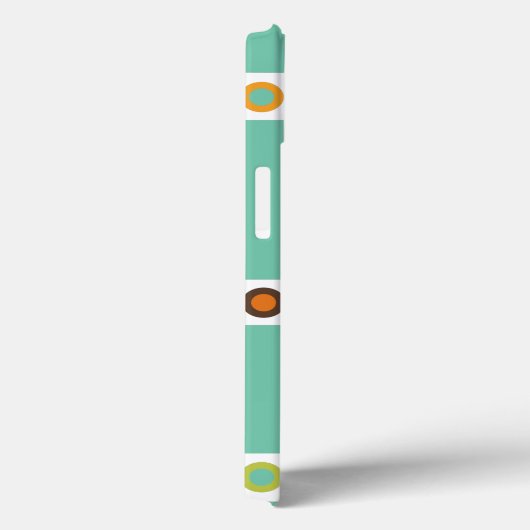Strips en cirkels Case-Mate iPhone case (Achterkant / Rechts)