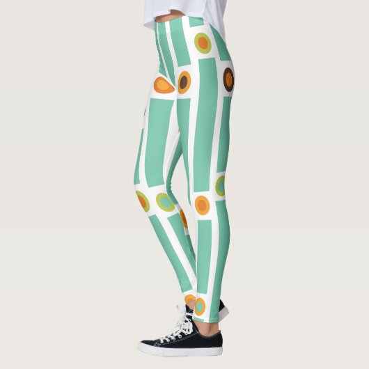 Strips en cirkels leggings (Links)