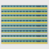 Strips en driehoeken cadeaupapier (Vlak)