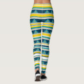 Strips en driehoeken leggings (Achterkant)