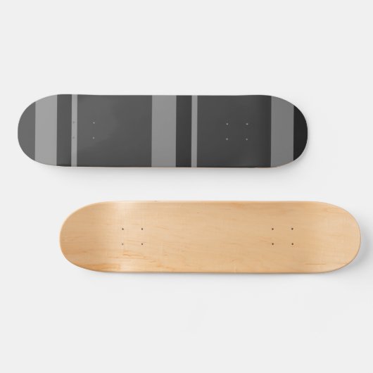 Strips - grijs. persoonlijk skateboard (Horizontaal)