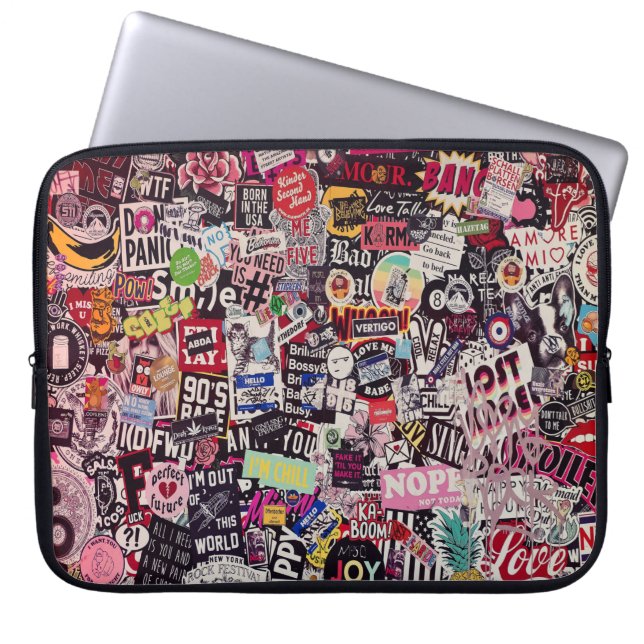 strips laptop sleeve (Voorkant)