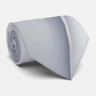 Strips Luxe Grijs Blauw Print Stropdas