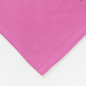 Strips Meisje #1 Fleece Deken (Hoek)