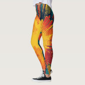 Strips Stijl Pop Art Explosie Leggings (Links)