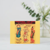 strips uit de jaren '30, pop-upvenster Princess Wo Briefkaart (Staand voorkant)