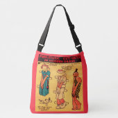 strips uit de jaren '30, pop-upvenster Princess Wo Crossbody Tas (Voorkant)