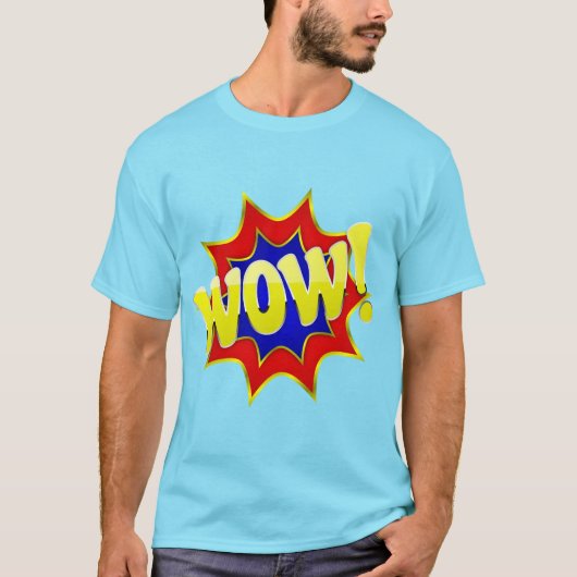 Strips WOW. T-shirt (Voorkant)