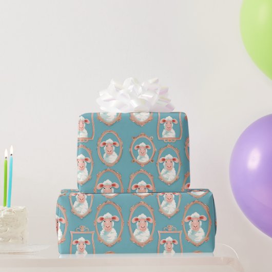 Stripschapen in lijsten cadeaupapier (Feestgeschenken)