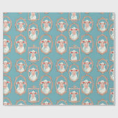 Stripschapen in lijsten cadeaupapier (Vlak)