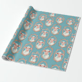 Stripschapen in lijsten cadeaupapier (Uitgerold)