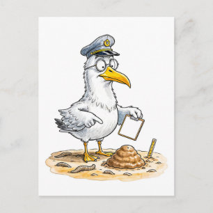 Stripschrift Worm Inspecteur Briefkaart
