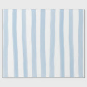 Stripspatroon voor blauwe en witte Waterverf Cadeaupapier (Vlak)